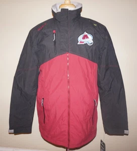 Colorado Avalanche NHL Reebok Men's Center Ice Midweight Full Zip Jacket $150 - Picture 1 of 3