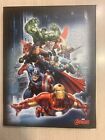 AVENGERS PAINTING ON CANVASS 6 1/2 X 8 1/2 BEAUTIFUL RARE