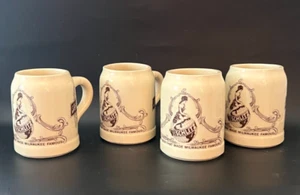 4 Schlitz Beer Steins/Mugs, Beer that made Milwaukee Famous, Vintage - Picture 1 of 6