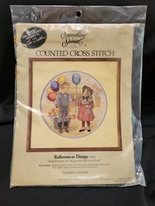 Something Special counted cross stitch Balloons  n Things # 50283 - Picture 1 of 4