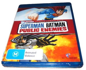 Spider/Batman: Public Enemies - Animado - Blu-Ray - Nuevo Precintado - Región B - Imagen 1 de 1