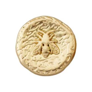 5pcs bee Embossed Metal Buttons 18-23mm - Picture 1 of 7