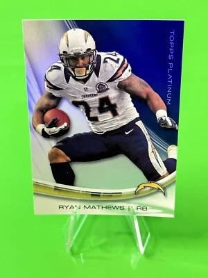 🏈🏈.2013 Topps Platinum #21 Ryan Mathews, San Diego Chargers!!🏈🏈 - Image 1 of 3