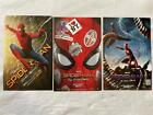 3er SET SPIDER-MAN D/S Original Film Poster HOMECOMING WEIT WEG VON ZU HAUSE