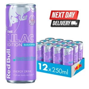 Red Bull Lilac Sugarfree Grapefruit Blossom Energy Drink250ml New summer Edition - Picture 1 of 4
