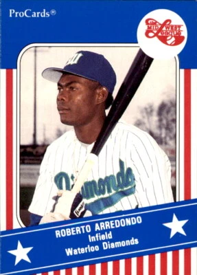 1991 Midwest League All-Stars ProCards MWL29 Roberto Arredondo Dominican Republi - Image 1 of 2