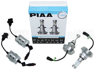 Piaa Platinum 6000K White LED Headlight Light Bulbs - H8 Plug & Play - Image 1 of 2