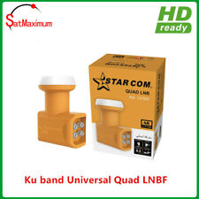 Uniwersalny konwerter Ku Band Quad LNB 4K Ultra HD o wysokim wzmocnieniu i niskim poziomie szumów Uniwersalny konwerter uniwersalny