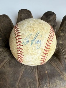 Bo Diaz (d. 1989) Signed Autographed Vintage Blank Back Baseball - Picture 1 of 2