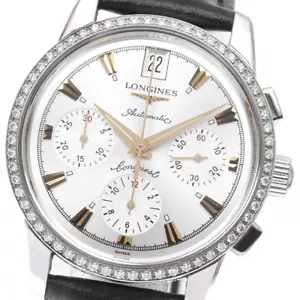 LONGINES Conquest L1.141.0 diamond bezel chronograph Automatic Ladies_837828 - Picture 1 of 6