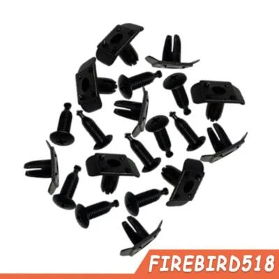 Clip de moldura revestimiento guardabarros basculante negro Qty10 se adapta a Mazda Nissan repuesto Foto 1 de 4