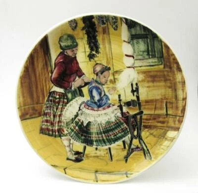 LARGE MARTIN BOYD AUSTRALIAN POTTERY WALL PLATE HANDPAINTED SIGNED - Image 1 of 4