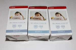Canon Selphy CP Color Ink Paper Set KP-108IN 4x6 - 3 Boxes - Afbeelding 1 van 1