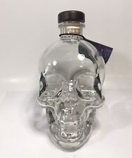 Crystal Head Skull Shaped Empty Bottle 750ml  Glass Original Stopper Dan Aykroyd