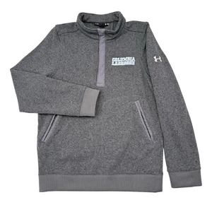 Columbia Lacrosse Pullover Womens Size Small Gray Under Armour 1/4 Zip Sweater - Picture 1 of 11