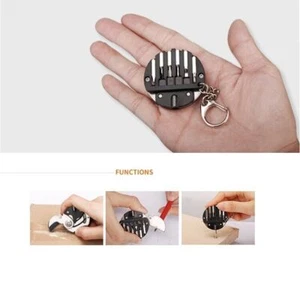 Cuchillo Plegable Exterior EDC Moneda Llavero Tornillo Mini Destornillador Camping Multiherramientas - Imagen 1 de 6