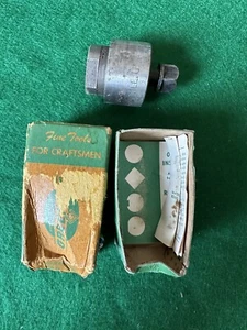 Greenlee No. 730 Round Radio Chassis Punch 1 1/16" Knockout w/Box Made in USA - Picture 1 of 9