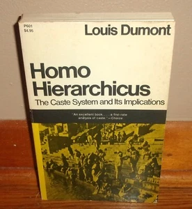 HOMO HIERARCHICUS-The Caste System & It Implications-INDIA-Dumont-SUPERB 2nd! - Picture 1 of 5