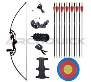 Archery 56" Takedown Longbow Recurve bow 20/30/40lbs arrows for Target Practice
