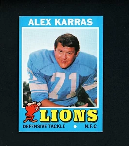 Alex Karras 1971 Topps (HOF) Detroit Lions #41 NM - Picture 1 of 2