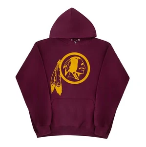 Washington Redskins Commanders Logo Hoodie Vintage Adult Hooded Sweat Shirt - Picture 1 of 2