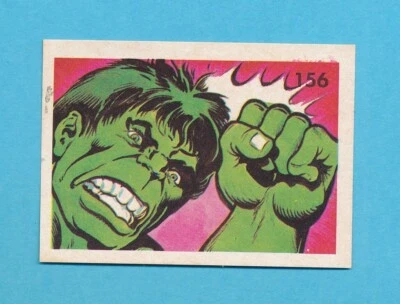 VENEZUELAN INCREDIBLE HULK 1980 MARVEL COMIC CARD #156 MADE IN VENEZUELA *TPHLC - Image 1 of 2