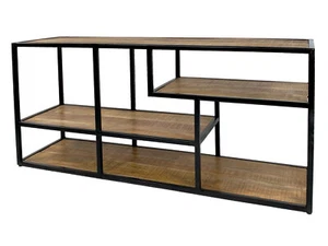 Standregal Raumteiler Bücher Regal Medienregal Bücherbord 130x60x36cm - Bild 1 von 5