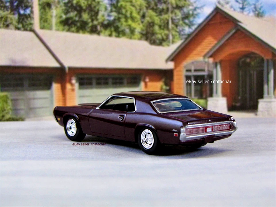1969 1970 Mercury Cougar Luxury Muscle Coupe Ford Slot Mag Wheels FE - Imagem 1 de 4