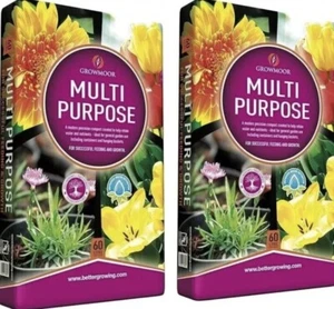Garden Potting Compost - Multi Purpose Compost 2x60L - FREE NEXT DAY DEL - Picture 1 of 6
