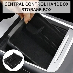 Car Armrest Center Console Storage Box Organiser For Tesla Model 3&Y 2021-2023 - Picture 1 of 8
