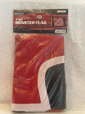 Kevin Harvick #29 5’x8’ Monster Flag #13 Foto 1 de 2