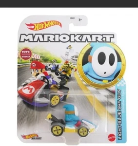 Mario Kart diecast Hot Wheels 1:64, azul claro tipo tímido (kart estándar) RARO 2020 - Imagen 1 de 3