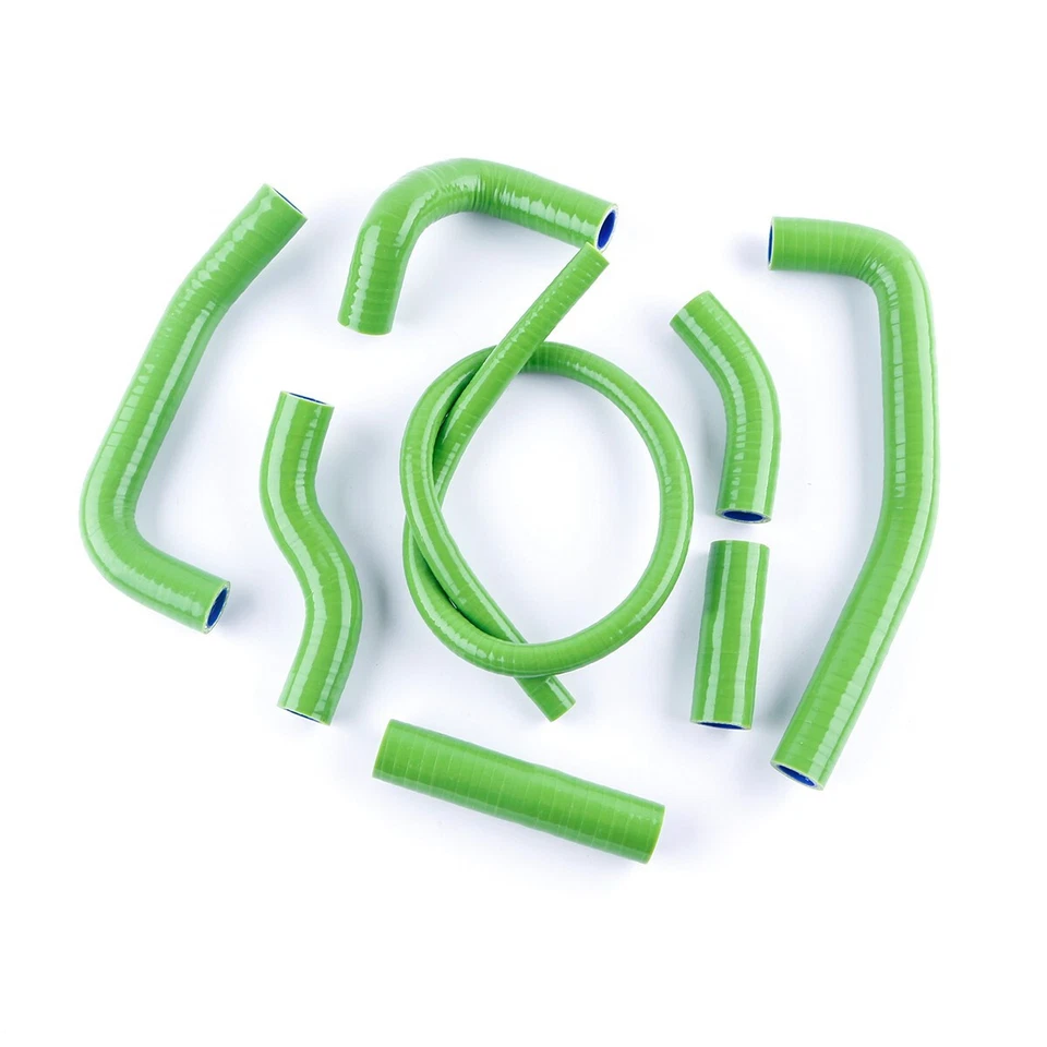 Manguera refrigerante radiador silicona verde para Kawasaki KX500 1988-2004 Foto 1 de 4