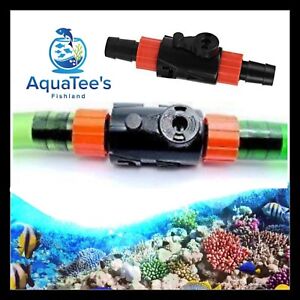 AquaTees 12/16mm Aquarium Filter Hose Connector Ball Valve Switch Fish Tank Nano