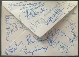 Burnley v Queens Park Rangers 1973 First Day Cover Signed By Burnley Squad - Picture 1 of 3