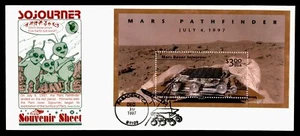 DR WHO 1997 FDC SPACE MARS ROVER PRIORITY $3 PANDA CACHET m29979 - Picture 1 of 2