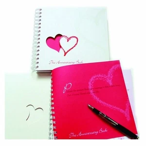 FIRST 1ST WEDDING ANNIVERSARY KEEPSAKE GIFT IDEA ( Paper ) ANNIVERSARY YEARBOOK - Picture 1 of 1