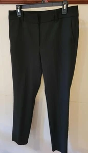 Ann Taylor Factory EUC Anzughose Größe 6 schwarz gerades Bein - Bild 1 von 3