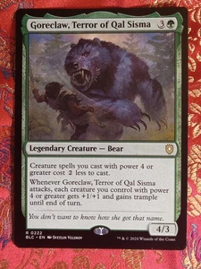 Goreclaw, Terror of Qal Sisma Bloomburrow Commander Magic The Gathering MTG card - Picture 1 of 1
