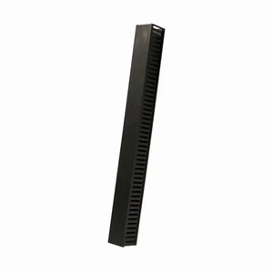 1 Channel Steel Vertical Duct Cable Manager Channel With Plastic Tray Mount - Picture 1 of 4