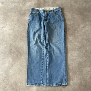 Lee Jeans Mens 32" Comfort Waistband Vintage Wide Leg Denim Trousers, Washed Blu - Picture 1 of 9