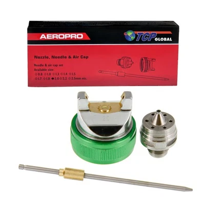 JUEGO DE BOQUILLAS PUNTA FLUIDA 2.0-TCPglobal G6600 HVLP pistola pulverizadora Foto 1 de 2