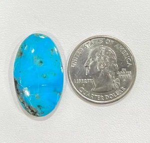 Kingman Turquoise Oval Cabochon Gemstone Natural Kingman Turquoise 15.60CT G0=42 - Picture 1 of 5