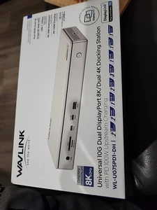 WavLink USB-C Quad Display Docking Station - 100W PD, Dual HDMI 4K@60Hz, Gigabit - Afbeelding 1 van 7