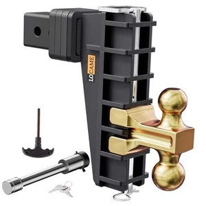 Adjustable Trailer Hitch, Fits 2.5-Inch Receiver, 8-Inch 2.5 Inch 8 Drop - Picture 1 of 7