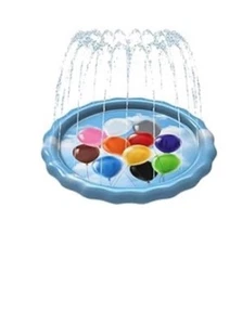 Splash Pad for Kids, Sprinkler Play Mat 68" Kids Wading Pool Summer Toy - Picture 1 of 1