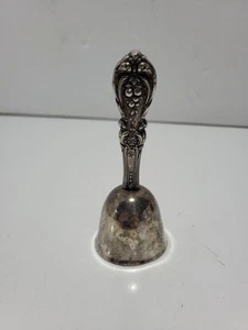 Vintage Silbergriff Schilf und Barton Abendessen Glocke Wow schön - Bild 1 von 5