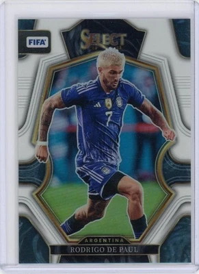 2022-23 Panini Select FIFA Rodrigo de Paul Mezzanine White Parallels【16/20】 - Image 1 of 2
