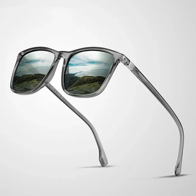 Gafas De Sol Unisex Retro TR90 Polarizadas Con Lentes UV400 Estilo Moda Exterior - Image 1 of 4