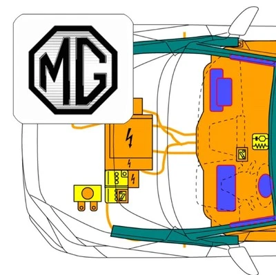 Tarjeta de rescate digital por código QR, compatible con MG HS PHEV (>2024) - Imagen 1 de 4